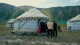 Young Kyrgyz mother's yurt camp on Central Asia's highest peak 