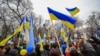 Антивоенный митинг в поддержку Украины. Алматы, 6 марта 2022 года