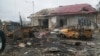 Nagorno Karabakh -- Aftermath of the fighting around Shushi