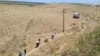 KAZAKHSTAN -- Rresidents of the town of Arys are evacuated after an explosion at a local ammunition depot, in the Turkistan region, June 24, 2019