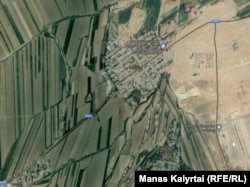 Пашни вокруг Пиджимского сельского округа. Скрины Google Earth