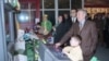 Kazakhstan - President of Kazakhstn Nursultan Nazarbayev (2d R) with his wife Sara (3d L) and his grandson Aisultan (R). Almty, 1997